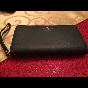 Kate Spade Black wristlet
